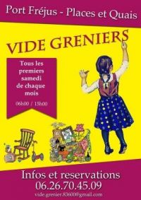 Les vide greniers de Pauline - Port Fréjus (places et quais)