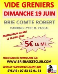 Vide Grenier du Brie Basket Club