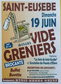 9ème Vide-grenier Brocante Saint Eusebe