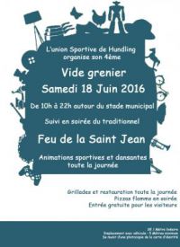 Vide-grenier de l'us Hundling