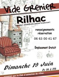 Vide-grenier Rilhac Vergongheon