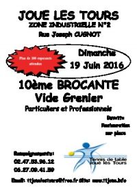 10ème Brocante Vide Grenier du t t Joué Les Tours