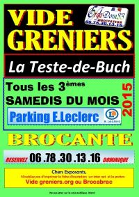 Vide grenier brocante Parking Leclerc La Test De Buch