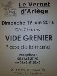 Vide Grenier Le Vernet