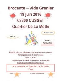 Brocante vide-grenier Cusset