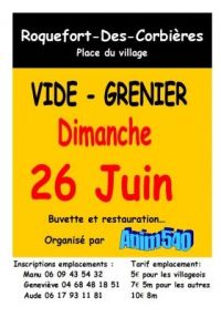 Vide-grenier Anim 540 Roquefort Des Corbières