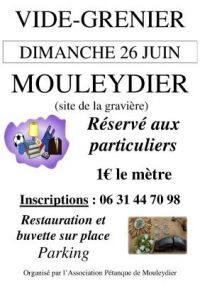 Brocante videgrenier de MOULEYDIER