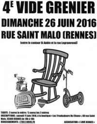 Vide-grenier rue Saint-malo Rennes