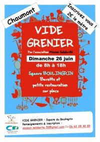 Vide Grenier Solidaire Chaumont