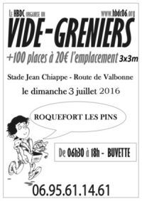 Vide-greniers Roquefort Les Pins