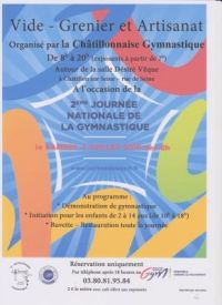 Journée Nationale de gym et Vide Grenier-artisanat Chatillon Sur Seine