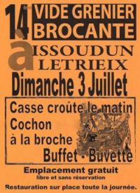 Vide-greniers Issoudun Letrieix