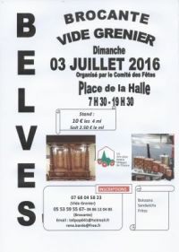 Brocante vide grenier Belves