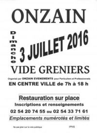 Vide Greniers Onzain