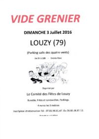 Vide-greniers comité des fêtes Louzy