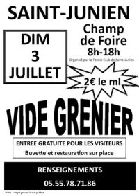 3ème Vide Grenier Saint Julien