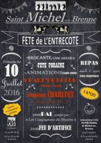 Fête de l'Entrecôte et Brocante Saint Michel En Brenne