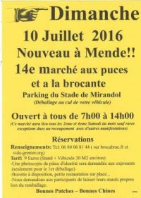 Marché aux Puces, Vide-grenier, Brocante Mende