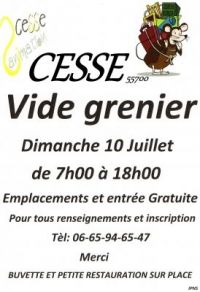 Brocante vide grenier Cesse