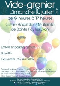 Vide-greniers Saint Foy Les Lyon