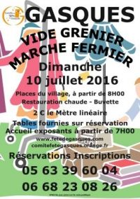 Vide Grenier &amp; Marché Fermier Gasques