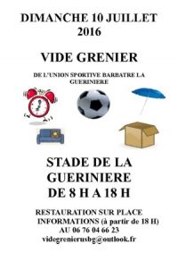 Vide Grenier Usbg La Gerinière