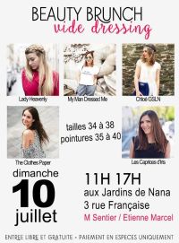 Vide-dressing avec les Blogueuses Lady Heavenly, My Man Dressed Me, Chloé GSLN, The Clothes Paper et Les Caprices d'Iris
