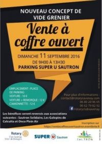 Vide Grenier -vente à Coffre Ouvert Sautron