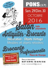 Salon antiquités et Brocante à PONS 17