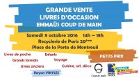 Grande vente de livres d'occasion - Emmaüs Coup de main