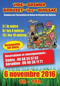 Vide grenier AUTOMNE BROUZET LES QUISSAC