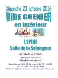 Vide-greniers L'Epine