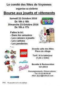 Bourse aux Jouets et Vêtements Voyennes
