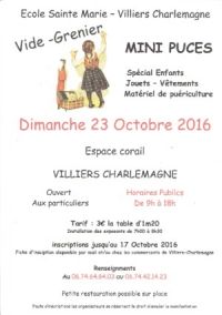 Mini Puces Spécial Enfants Villiers Charlemagne