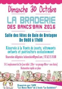 Braderie des Bancs Bain vêtements enfant et puériculture exclusivement