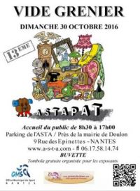 13ème Vide-grenier de l'Astapat Nantes