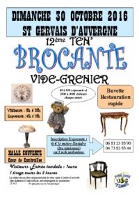 12ème Ten' Brocante Saint Gervais D'Auvergne