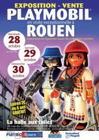 Exposition/vente de Playmobil Halle aux Toiles de Rouen