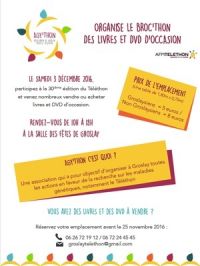 Broc'Thon Vente de Livres / DVD / CD Groslay