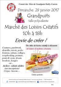Marché des loisirs créatifs de Grandpuits 77720