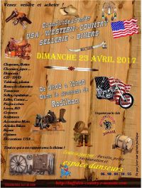 Vide grenier USA Country Bikers Sellerie