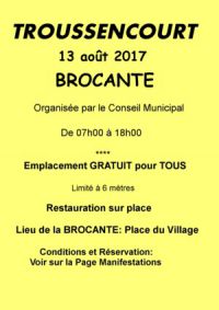 Brocante Vide Grenier de TROUSSENCOURT