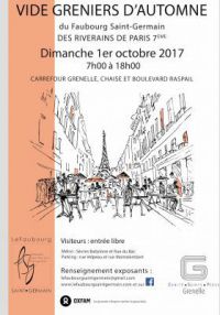 Vide-grenier Brocante d'automne de Paris 7e