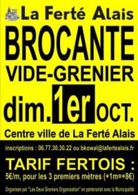 Brocante videgreniers de LA FERTE ALAIS