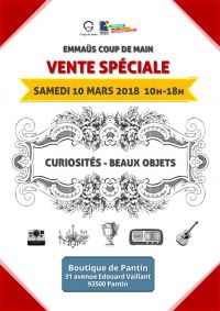 Vente spéciale Emmaüs Coup de main - Curiosités / Beaux objets
