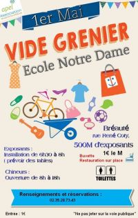 vide grenier ecole notre dame
