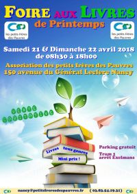 Foire aux Livres de Printemps des Petits Frères des Pauvres