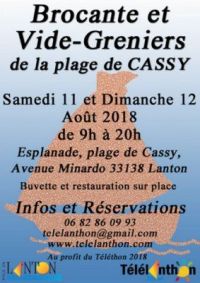 Brocante et vide-greniers de la Plage de Cassy