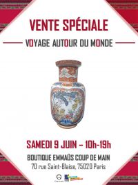 Vente spéciale "Voyage autour du monde" - Emmaüs Coup de main