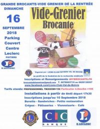 Grande Brocante-Vide grenier de la rentrée